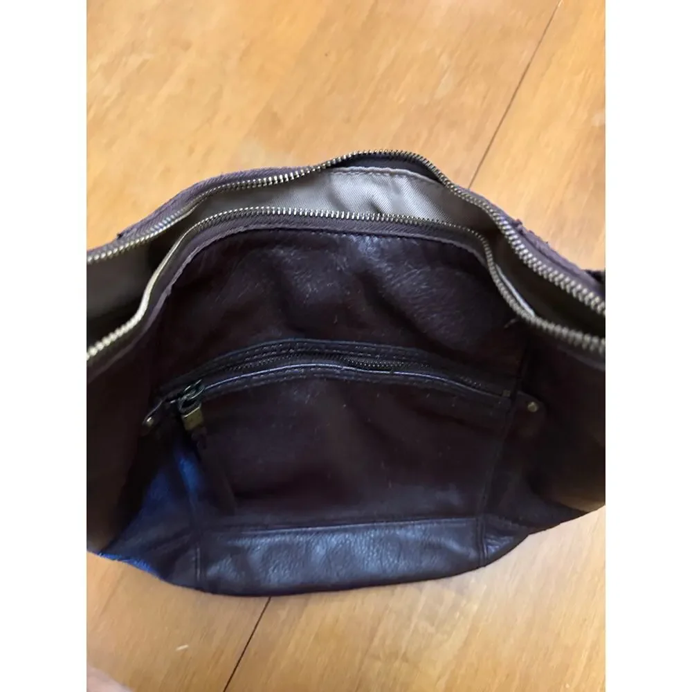 SAK Sequoia Hobo brown soft leather charm boho slouchy timeless classic casual